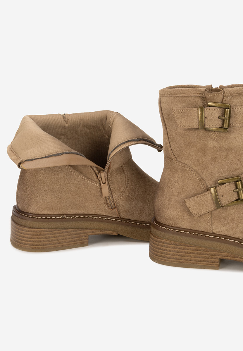 Khaki kozaki damskie Isabellia