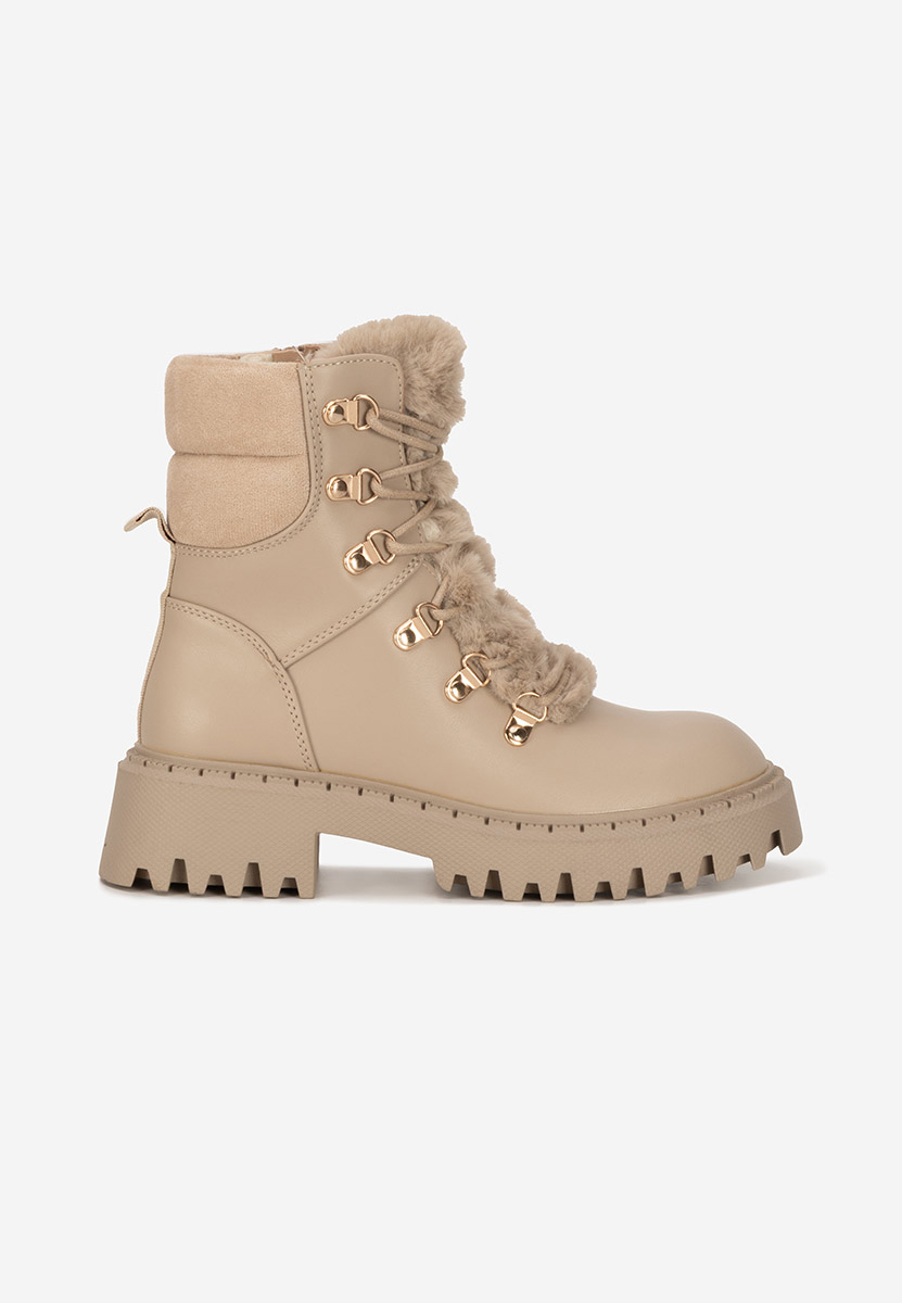 Khaki workery damskie Bertia