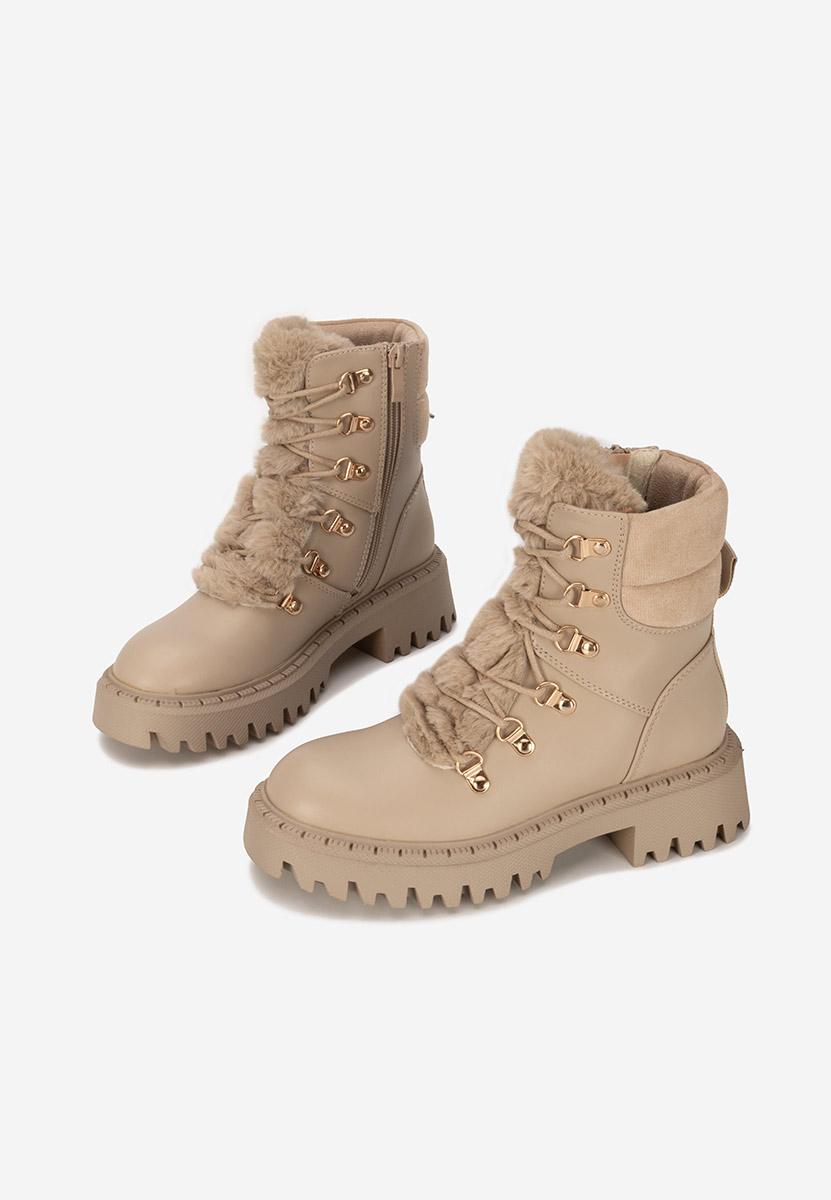 Khaki workery damskie Bertia