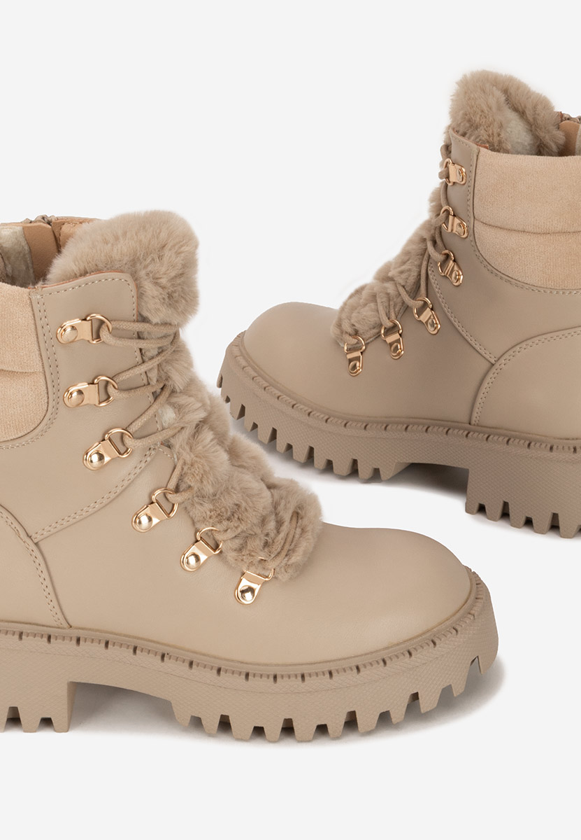 Khaki workery damskie Bertia