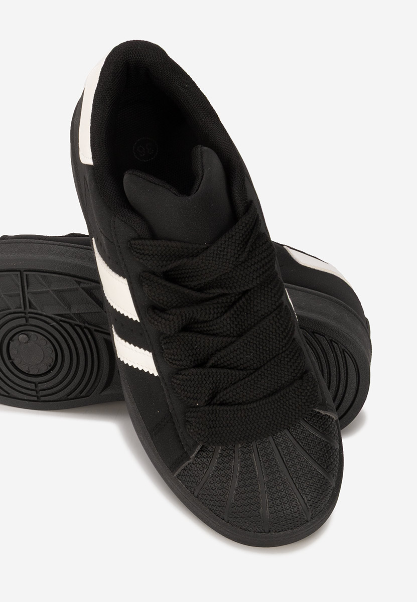 Czarne sneakersy damskie Fiorenza V2