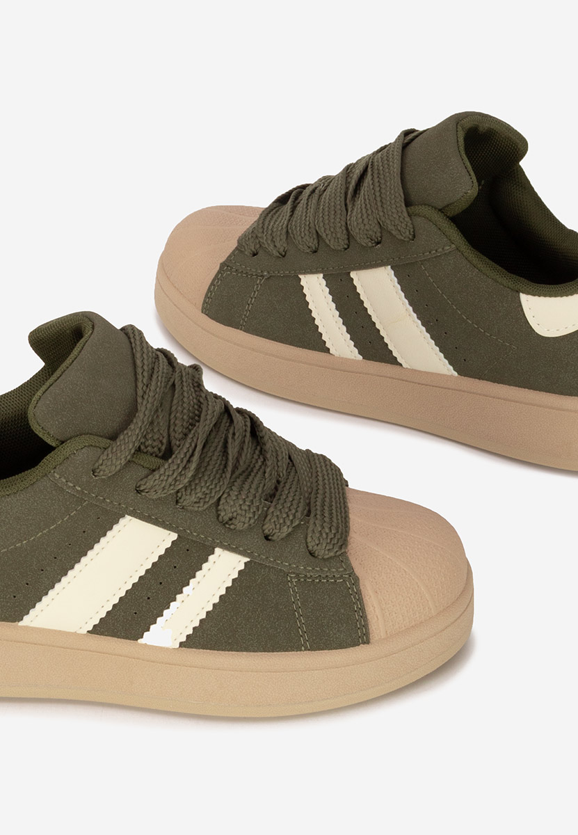 Zielone sneakersy damskie Fiorenza