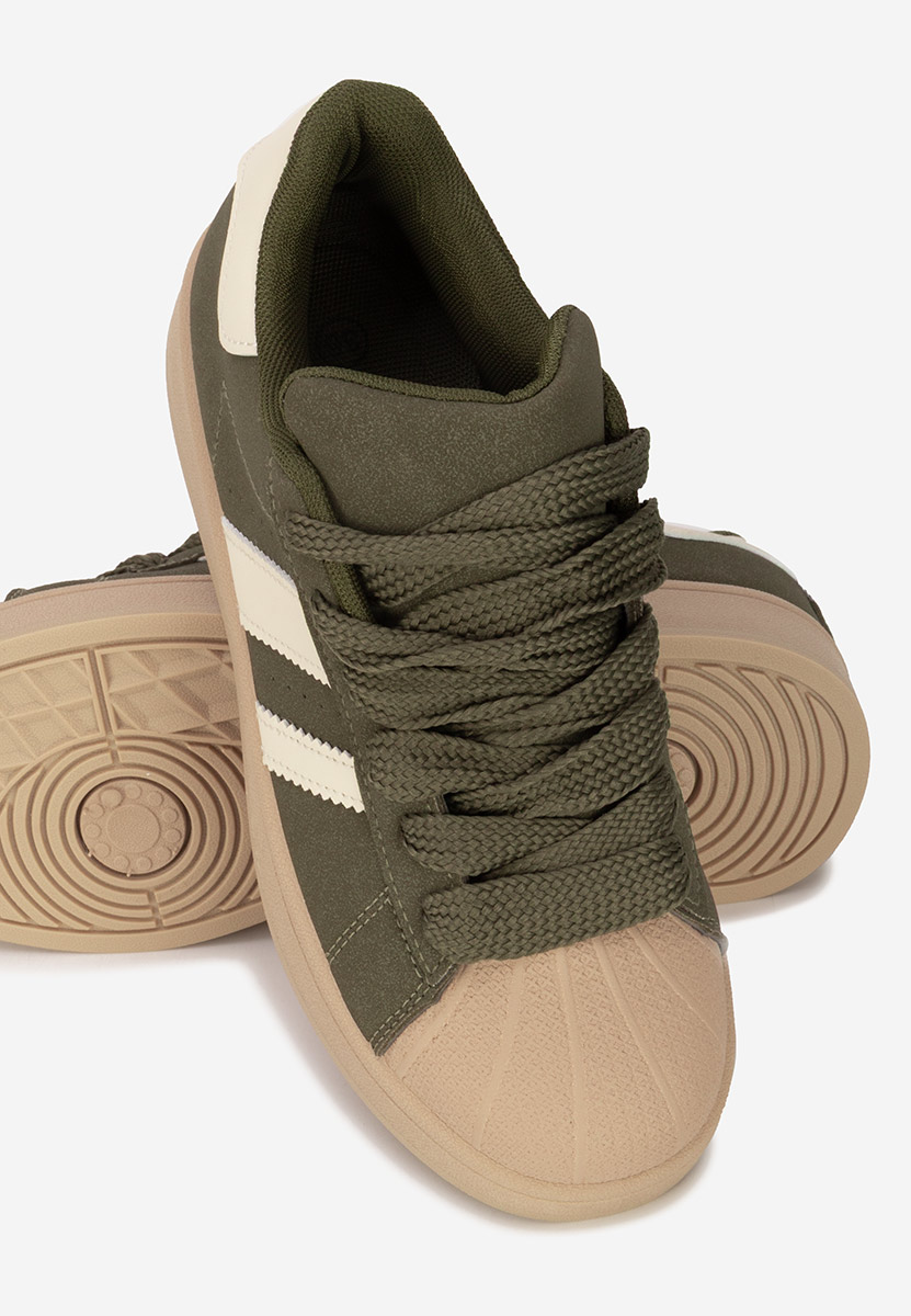Zielone sneakersy damskie Fiorenza
