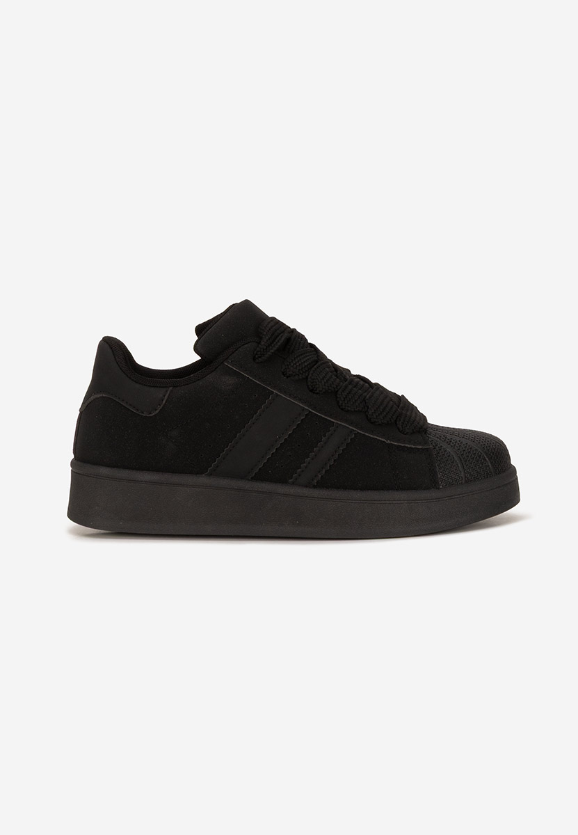 Czarne sneakersy damskie Fiorenza
