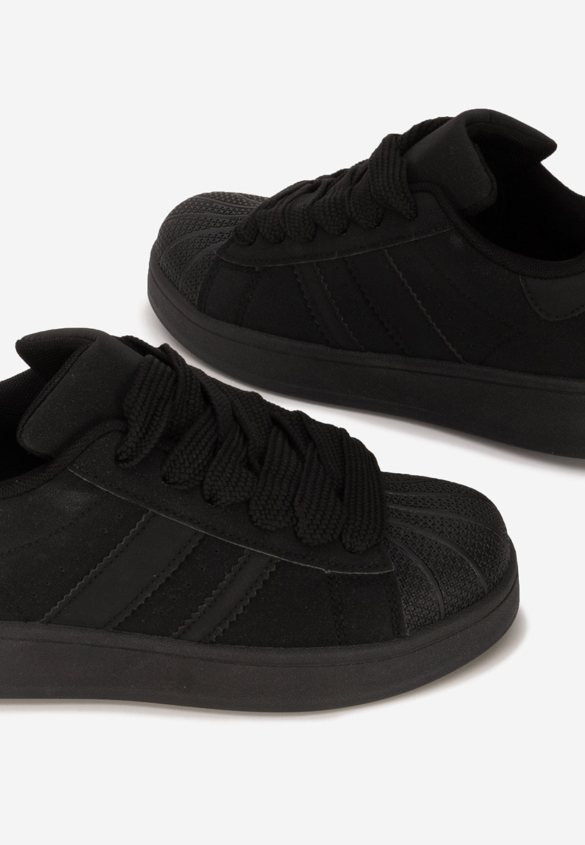 Czarne sneakersy damskie Fiorenza