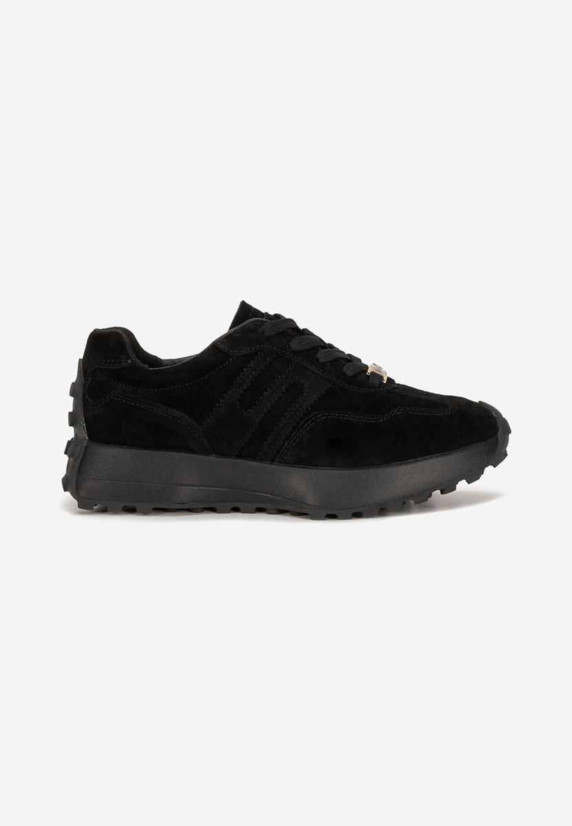 Czarne sneakersy damskie Samiara