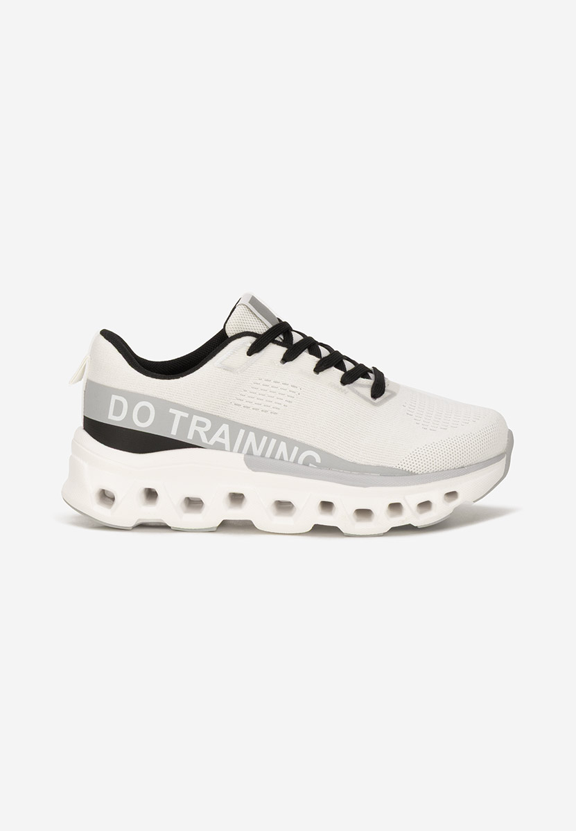 Białe sneakersy na platformie Turinia