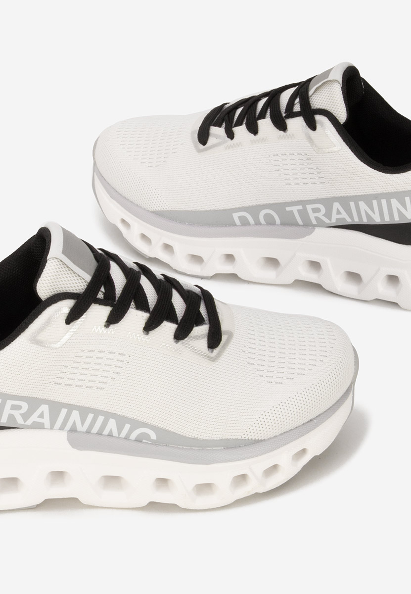 Białe sneakersy na platformie Turinia