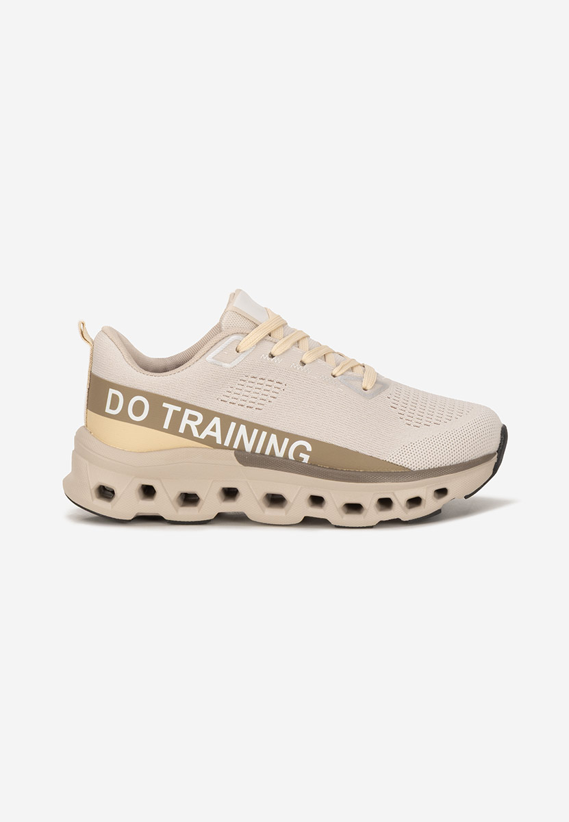 Khaki sneakersy na platformie Turinia