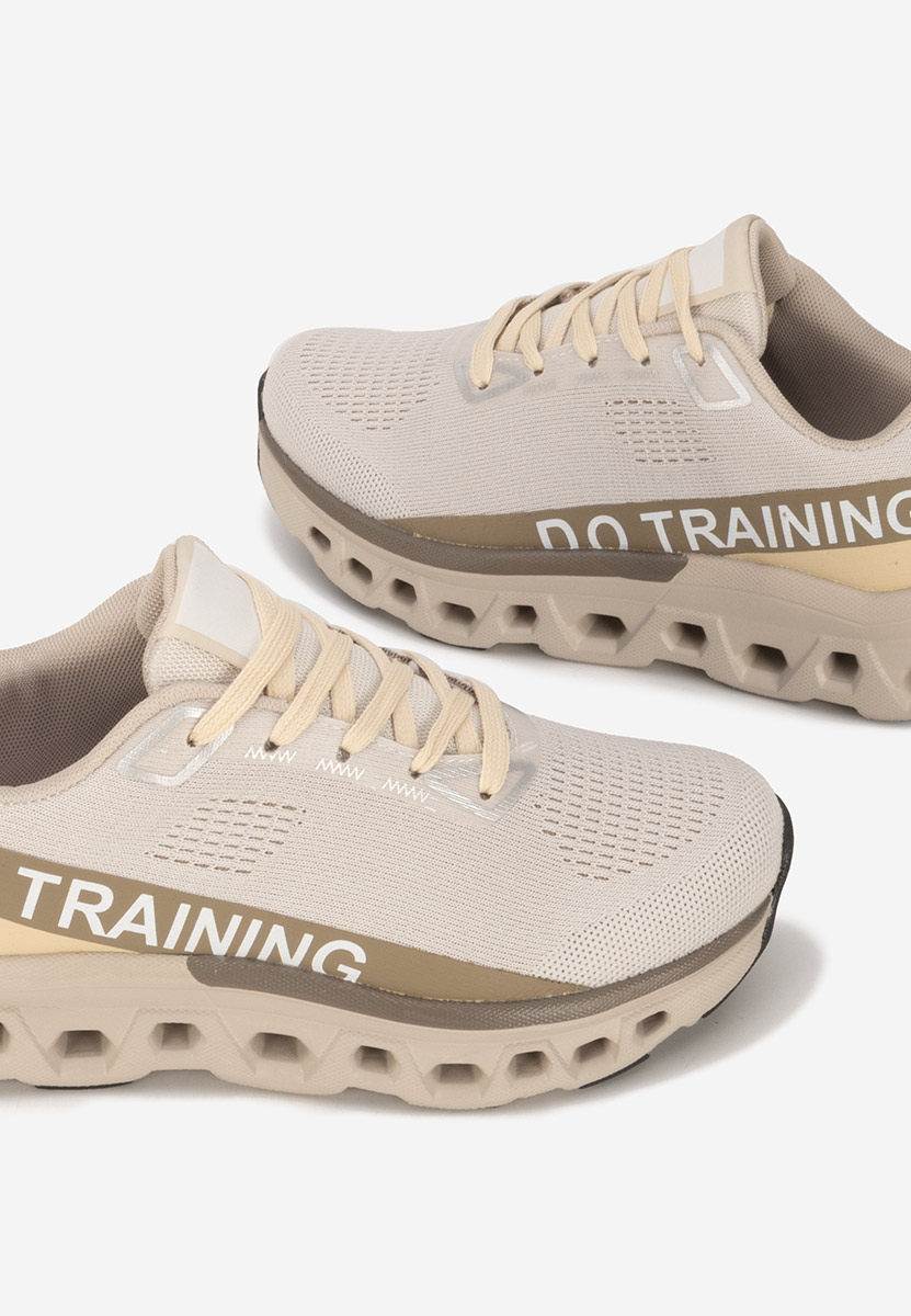 Khaki sneakersy na platformie Turinia
