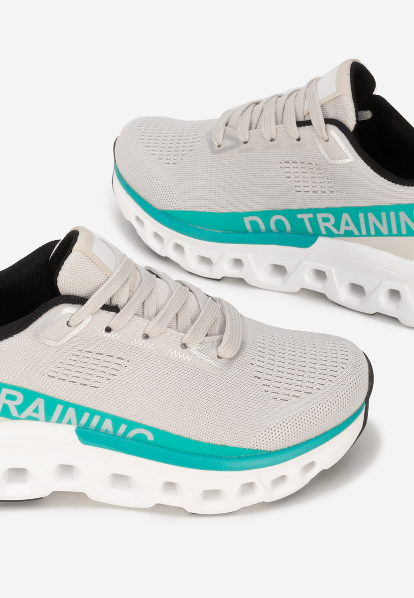 Niebieskie sneakersy na platformie Turiniam