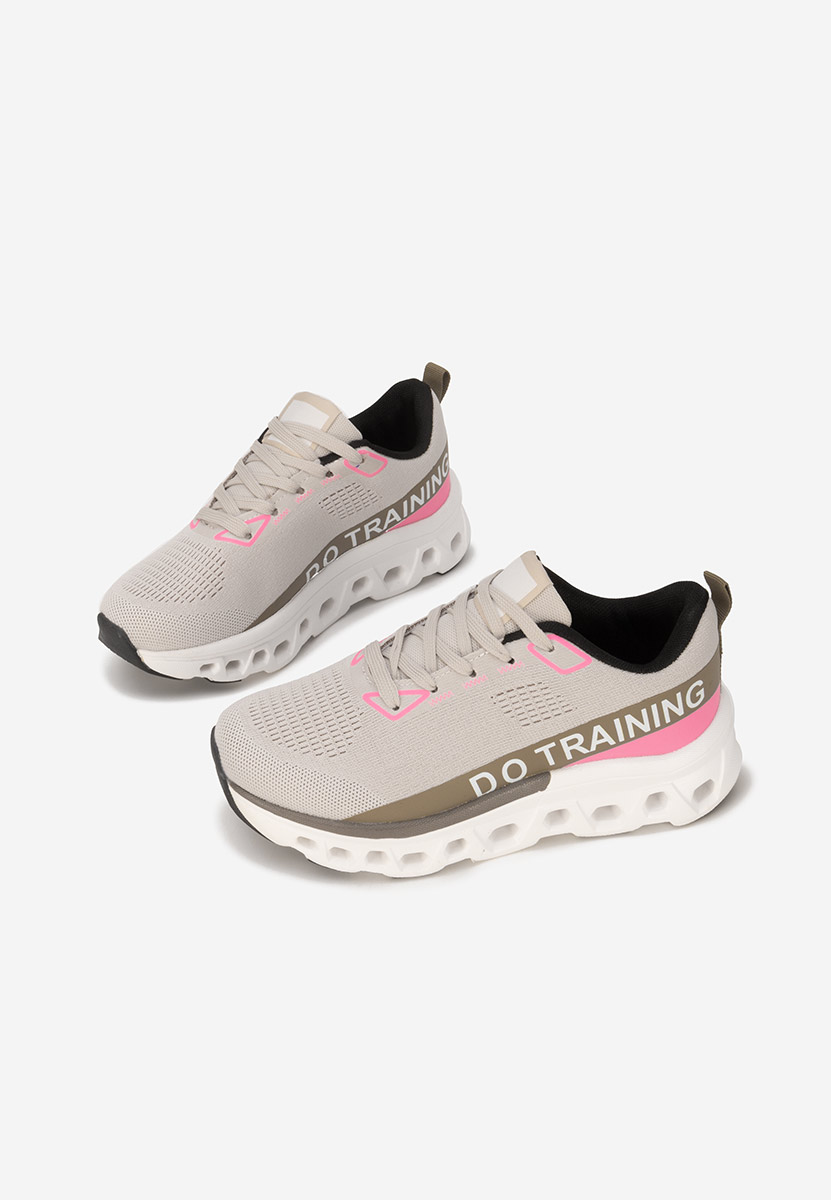 Szare sneakersy na platformie Turinia V2
