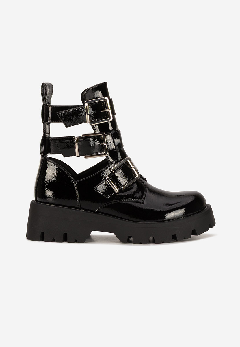 Czarne buty jesienne damskie Audrie V2