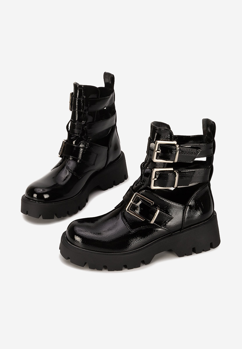 Czarne buty jesienne damskie Audrie V2
