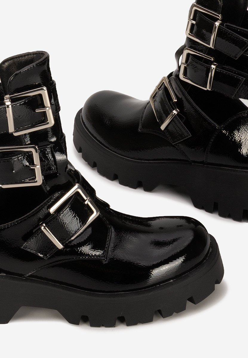 Czarne buty jesienne damskie Audrie V2