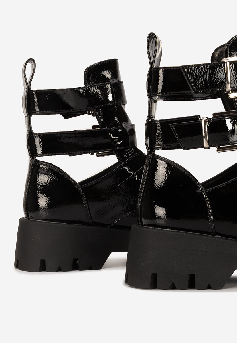 Czarne buty jesienne damskie Audrie V2