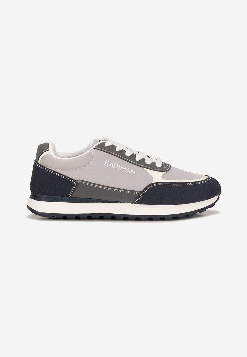 Szare sneakersy męskie Gerardo