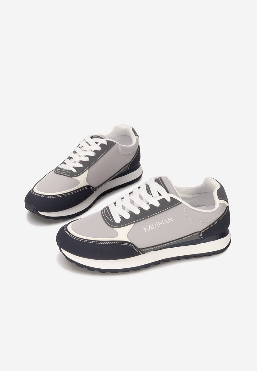Szare sneakersy męskie Gerardo