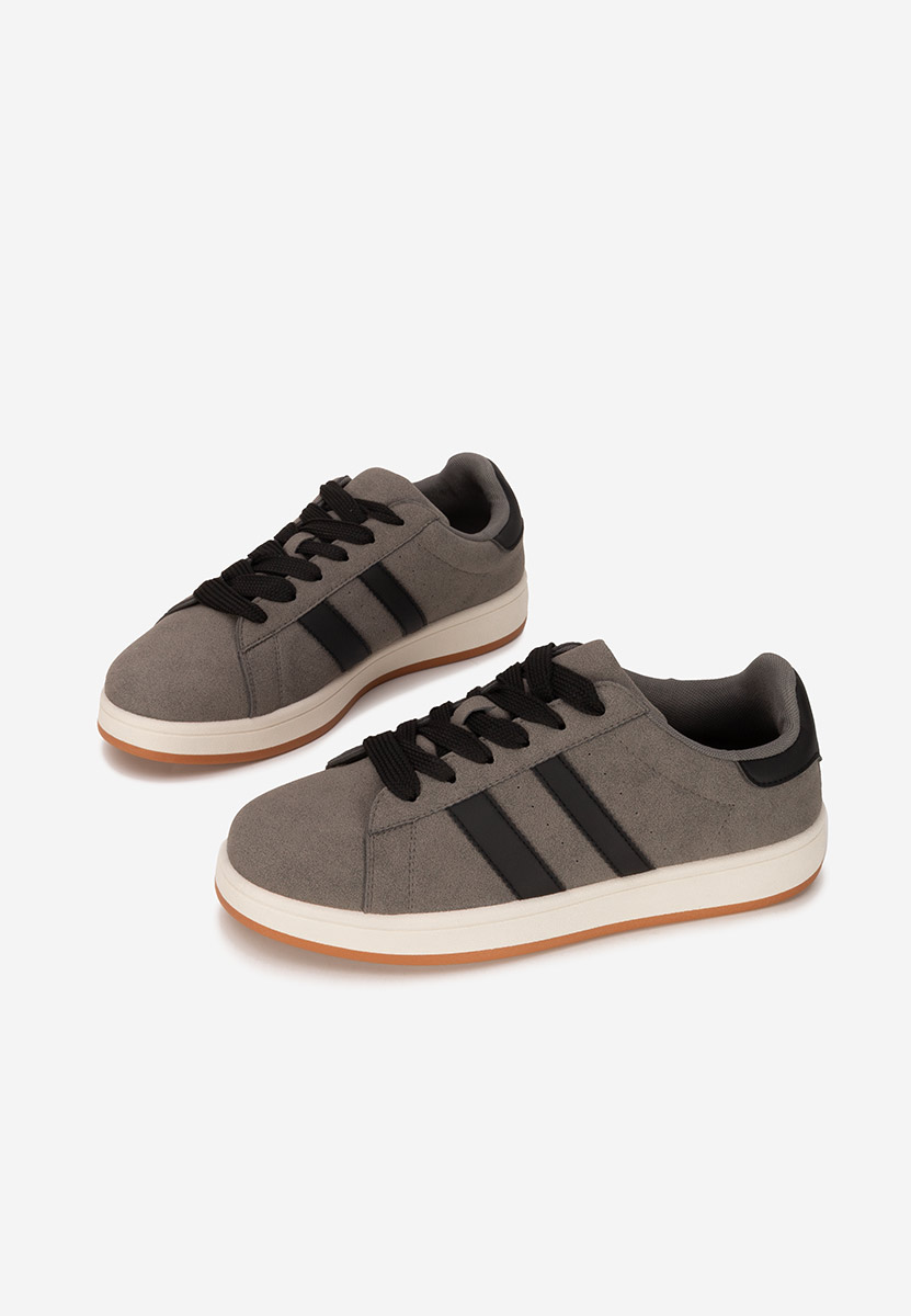 Szare sneakersy męskie Sergyu