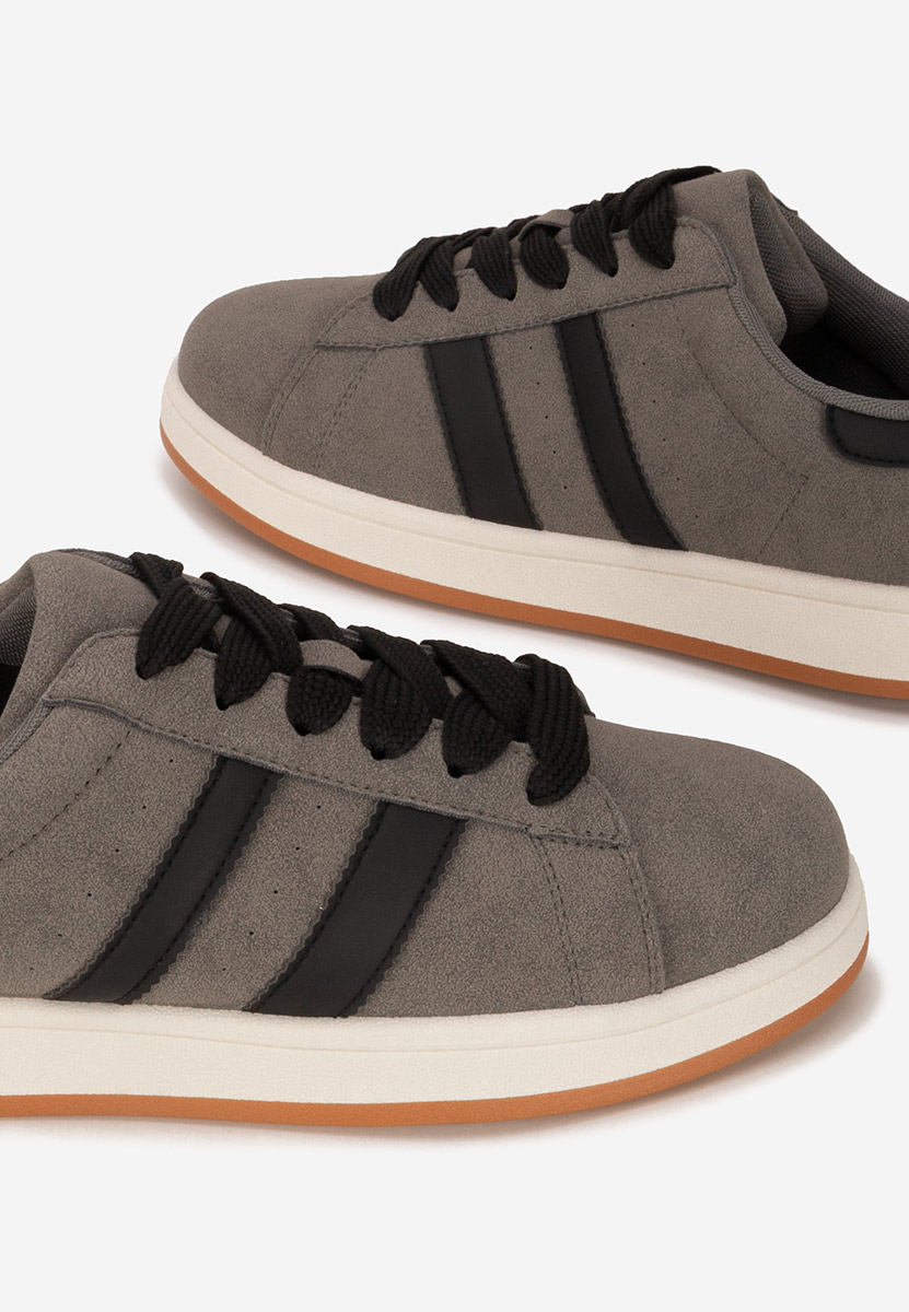 Szare sneakersy męskie Sergyu
