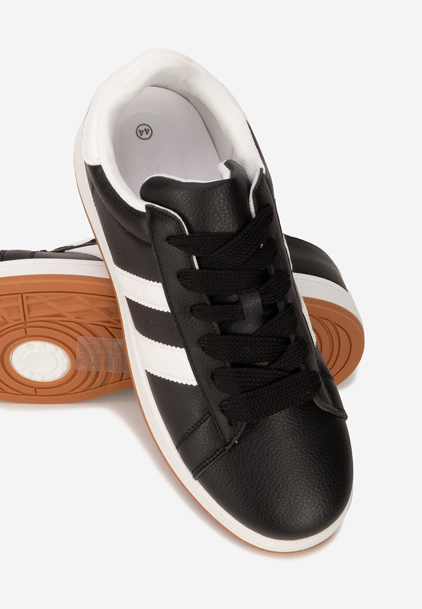 Czarne sneakersy męskie Sergyu