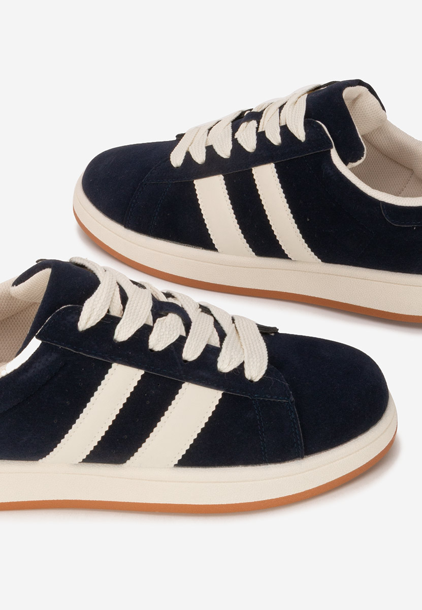 Granatowe sneakersy męskie Sergyu
