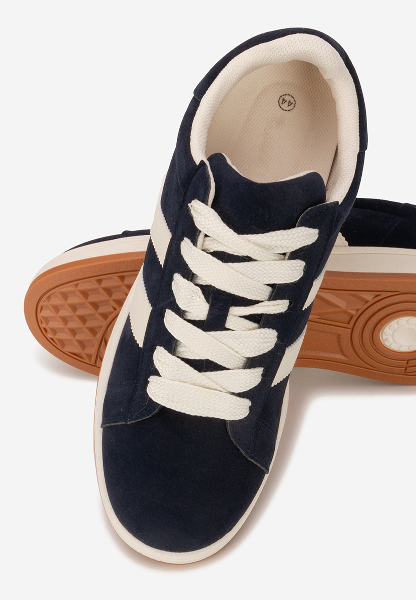 Granatowe sneakersy męskie Sergyu