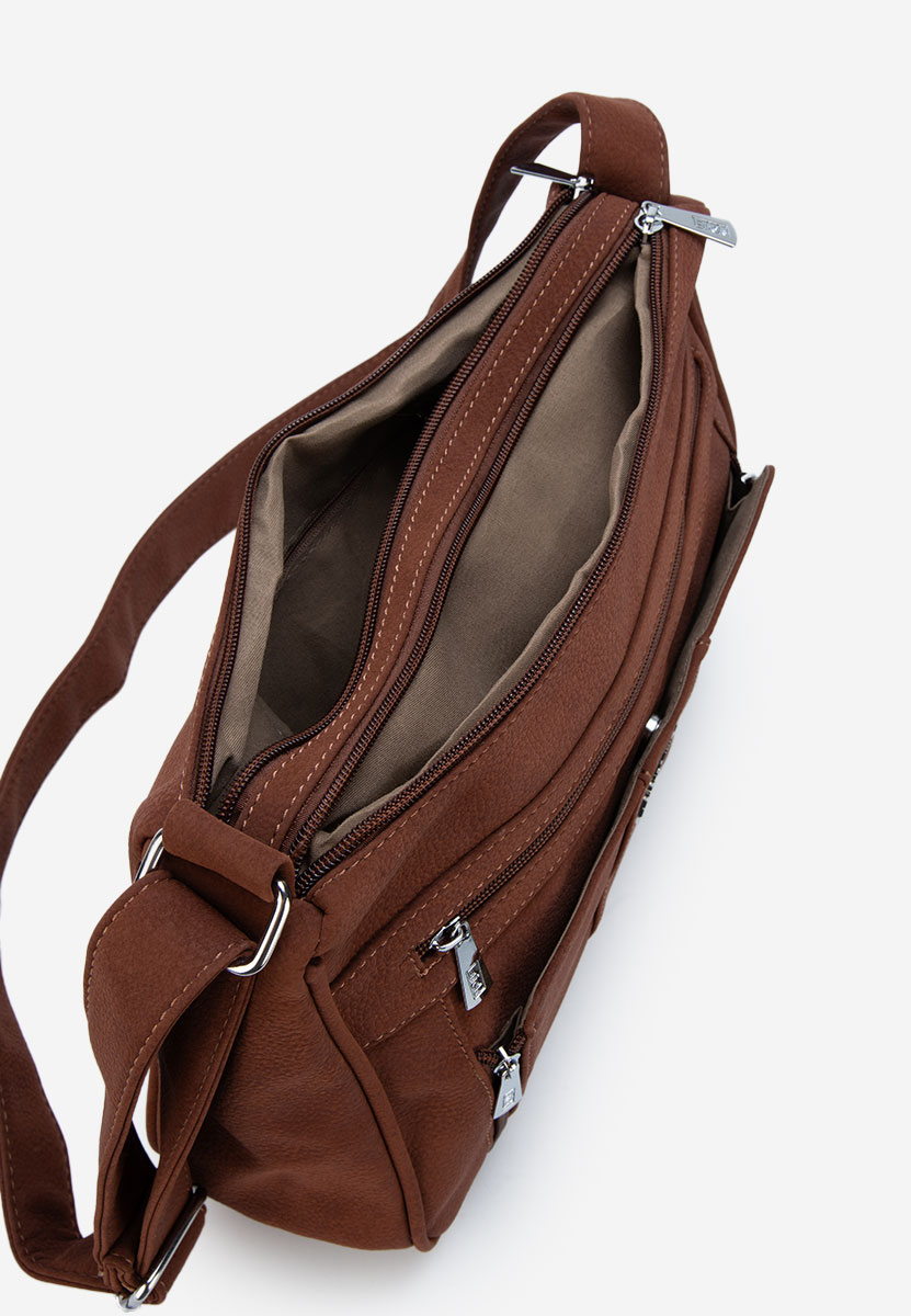 Brązowa torebka Crossbody Senoria
