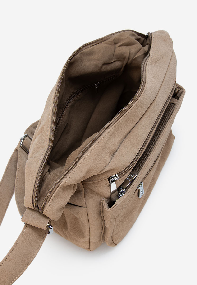 Beżowa torebka Crossbody Mubleya