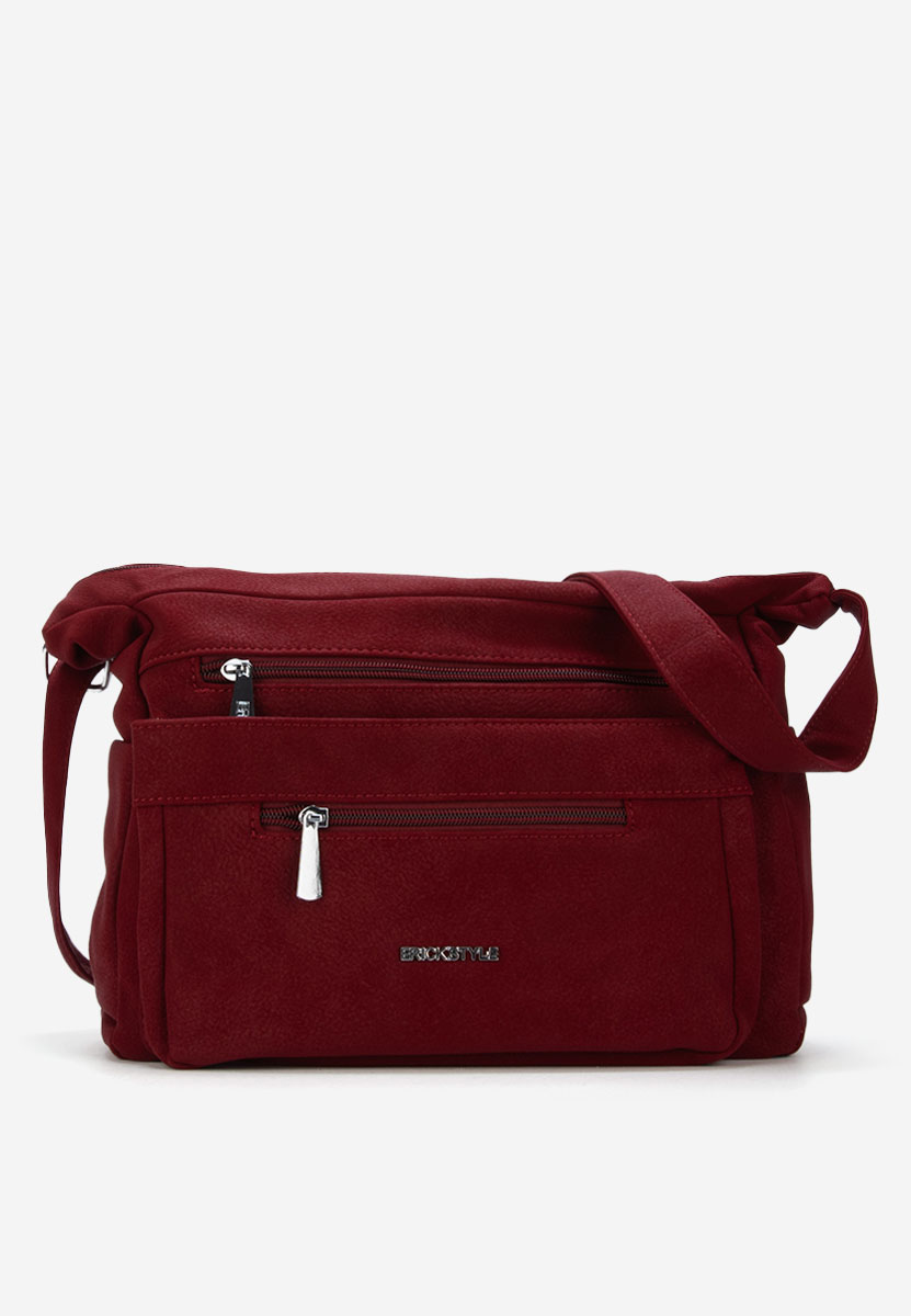 Bordowa torebka Crossbody Mubleya