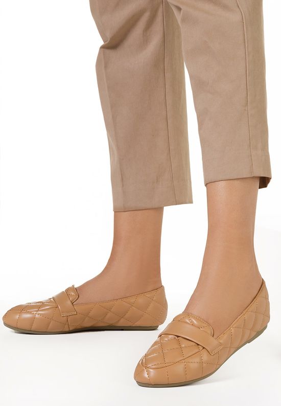 Brązowe mokasyny Amaranta, Rozmiary: 39 - zapatos
