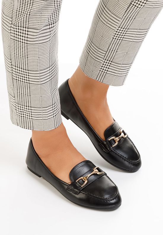 Czarne mokasyny damskie Merra, Rozmiary: 38 - zapatos