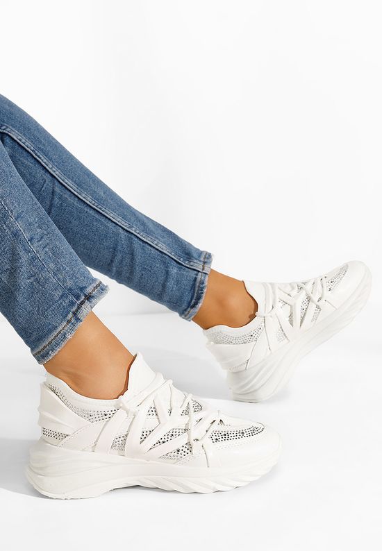 Białe sneakersy damskie Playas, Rozmiary: 40 - zapatos