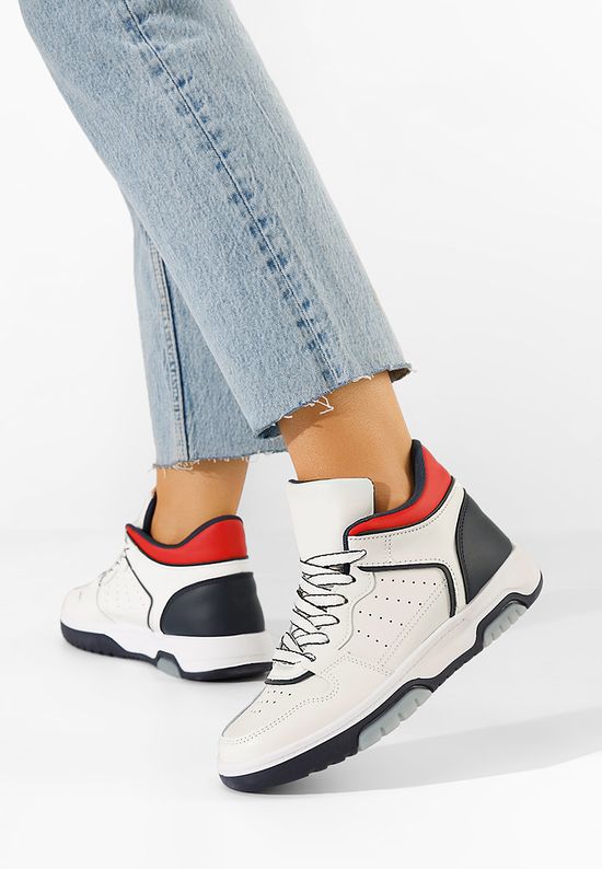Białe sneakersy wysokie Ivanka, Rozmiary: 39 - zapatos