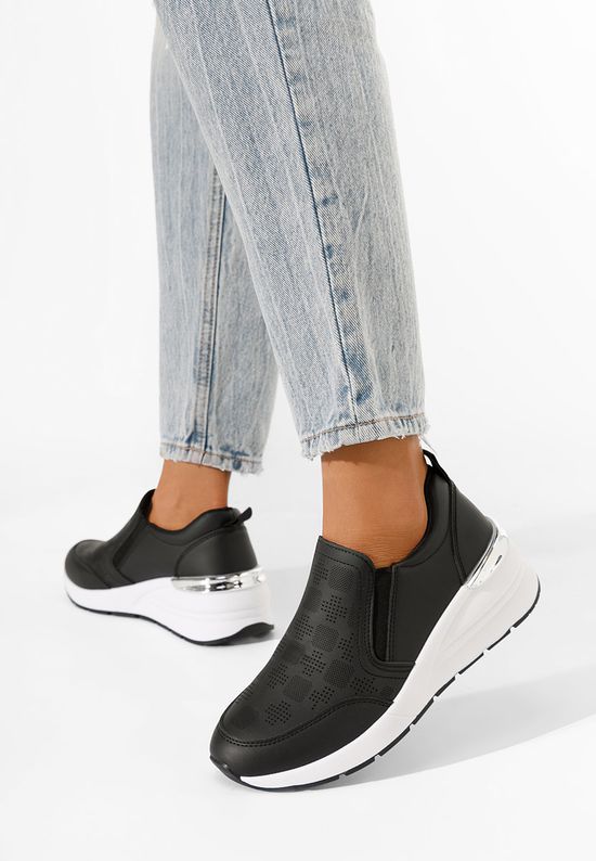 Czarne sneakersy damskie Melody, Rozmiary: 36 - zapatos