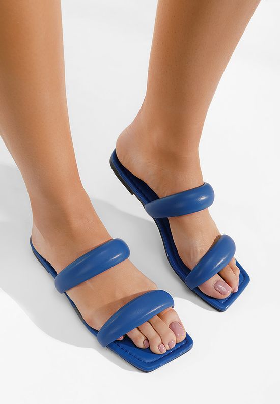 Niebieskie klapki damskie Aymani, Rozmiary: 41 - zapatos