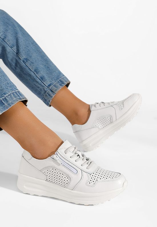 Białe sneakersy damskie Cidra, Rozmiary: 40 - zapatos