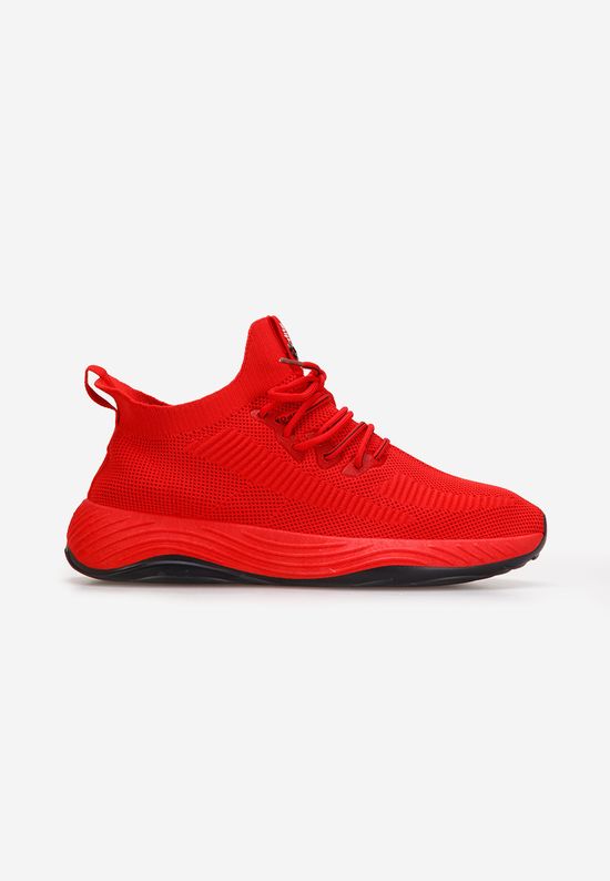 Czerwone buty sportowe męskie Caleb, Rozmiary: 44 - zapatos