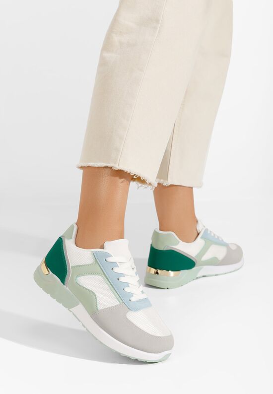 Zielone sneakersy damskie Melvina V2, Rozmiary: 37 - zapatos