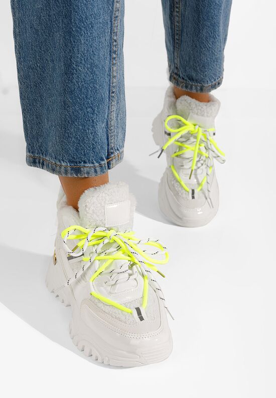 Białe sneakersy damskie Thermia V3, Rozmiary: 39 - zapatos