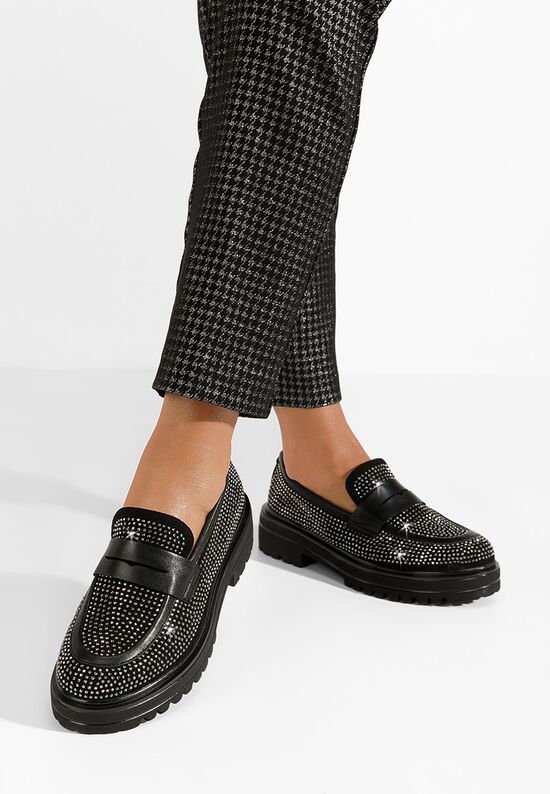 Czarne eleganckie mokasyny damskie Libre, Rozmiary: 38 - zapatos
