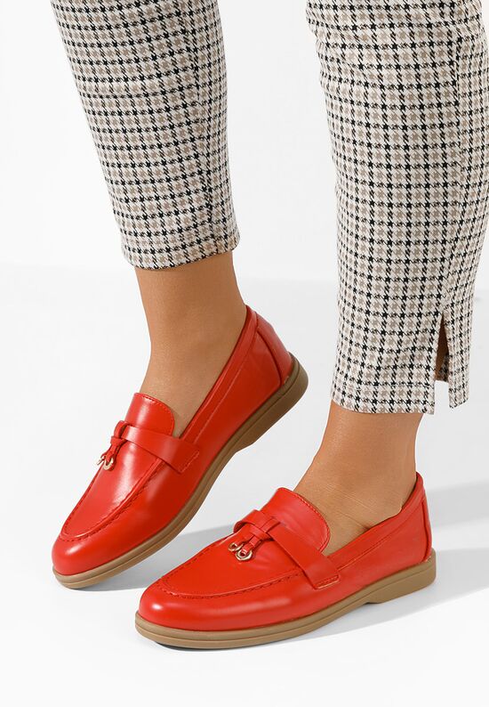 Czerwone mokasyny damskie Ravishine, Rozmiary: 39 - zapatos