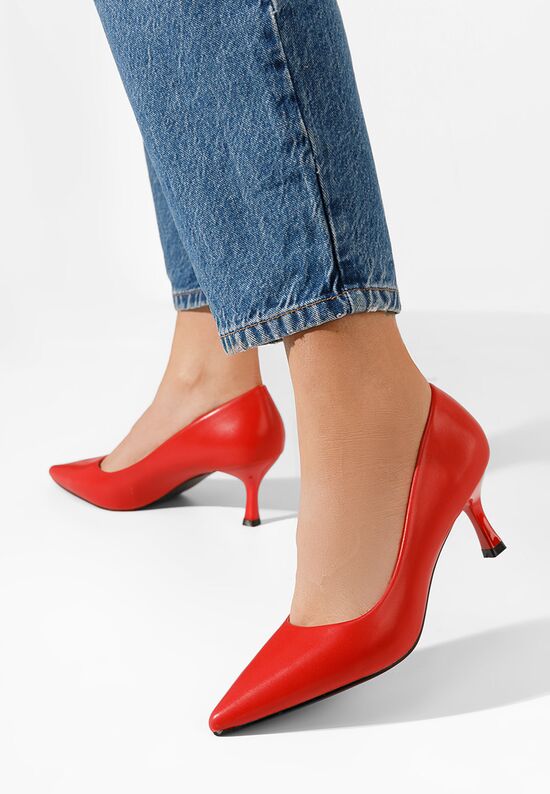 Czerwone szpilki Narelia, Rozmiary: 40 - zapatos