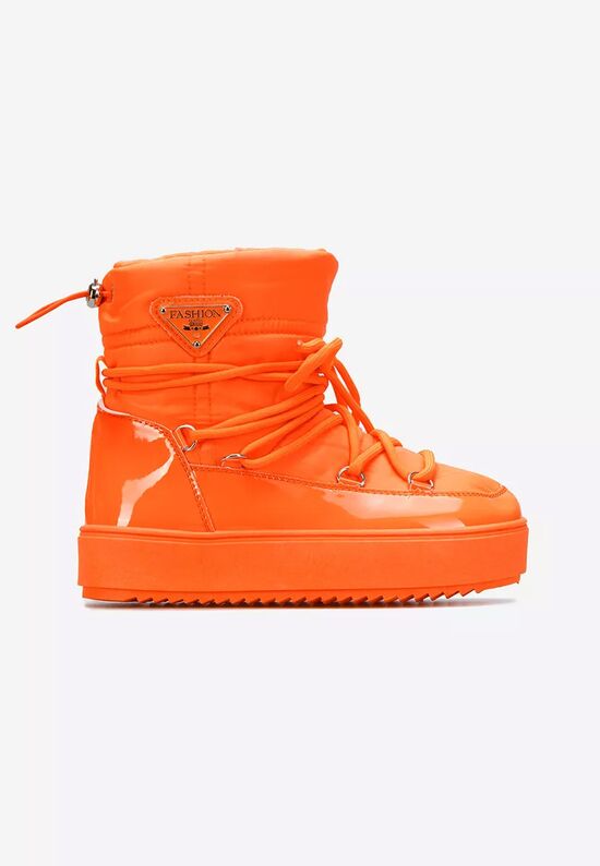 Pomarańczowe śniegowce dziewczęce Painel, Rozmiary: 30 - zapatos