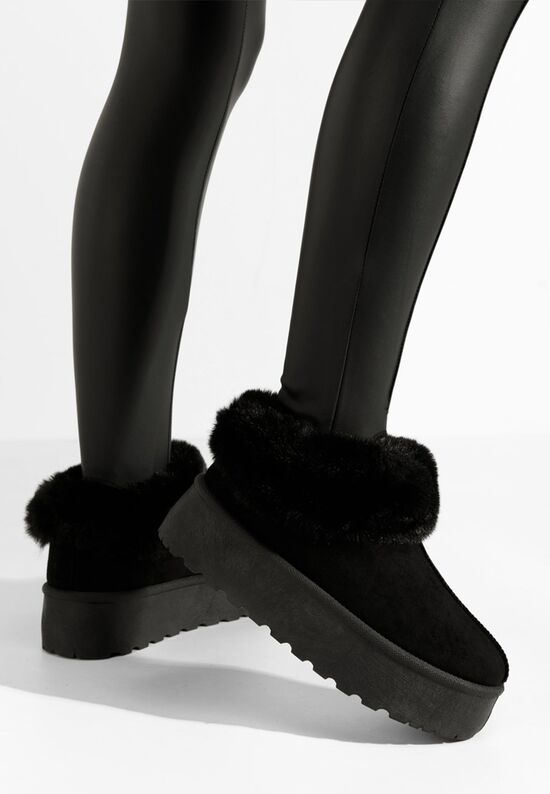Czarne śniegowce damskie Sevina, Rozmiary: 38 - zapatos