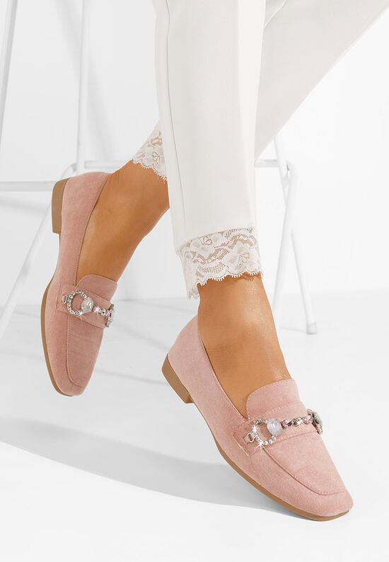 Różowe eleganckie mokasyny damskie Venea, Rozmiary: 39 - zapatos