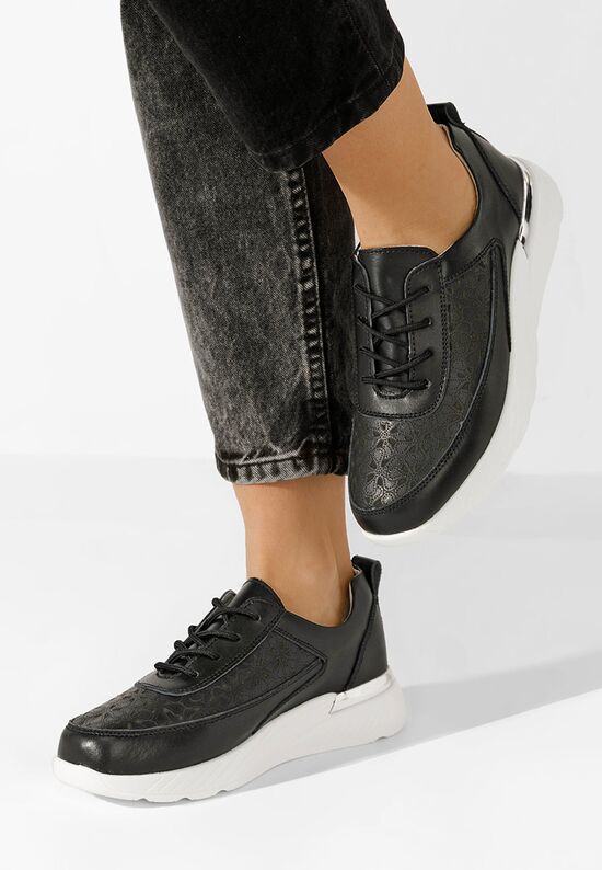 Czarne sneakersy damskie Calyse, Rozmiary: 40 - zapatos